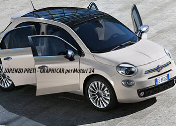 Fiat 500, ecco come potrebbe essere la «cinque porte»