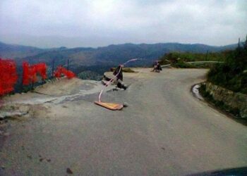 Troppa pioggia fa franare curva della provinciale Ciro’-Umbriatico