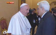 Mattarella da Papa Francesco, primo incontro in Vaticano