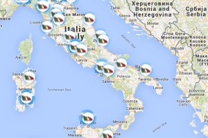 Mappa eventi 25 aprile