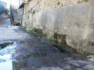 Acqua che ristagna