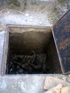 POZZETTO CON SARACINESCA DIFETTOSA