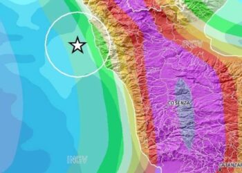 Scossa 3.3 a largo della costa tirrenica cosentina
