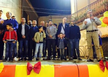 Ciro’ festeggia la sua squadra di calcio