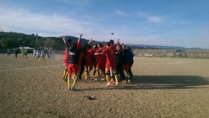 Momento della vittoria