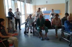 Pazienti della clinica Santa Rita