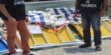 Elicottero scopre lidi abusivi sulla costa tirrenica