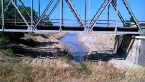 LAVORI  SOTTO IL PONTE DELLA MARINELLA