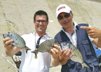 Pesca da riva a Crotone, terza prova vinta da Domenico Megna
