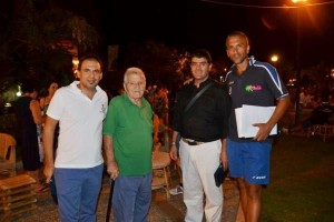 Capitò e Gentile con la famiglia Terminelli