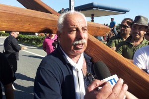 Nando Amoruso protesta