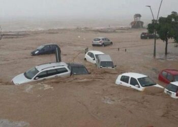 Nubifragio su costa ionica, allagamenti