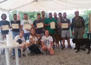 Cinofilia, seminario di discriminazione olfattiva a Ciro’ Marina