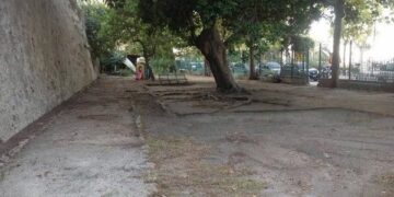 Crotone, atto vandalico al parco Baden Powell