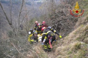 Soccorso pompieri in montagna