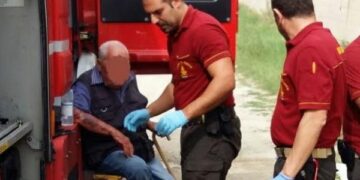 Aggressione per tentato scippo, soccorso dai Vigili del Fuoco