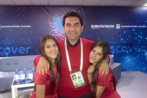 Christian Cosentino con le sorelle Scarpari