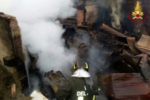 Incendio a Roccabernarda