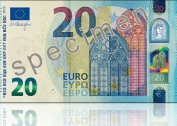 Arriva la nuova banconota da 20 euro