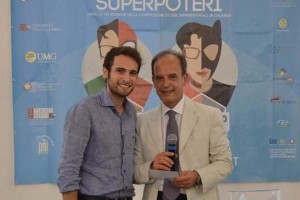 Simone Suraci alla premiazione Start Cup Calabria