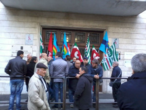 lavoratori in protesta