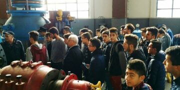 Gli studenti dell’ Ipsia alla centrale idroelettrica di Calusia