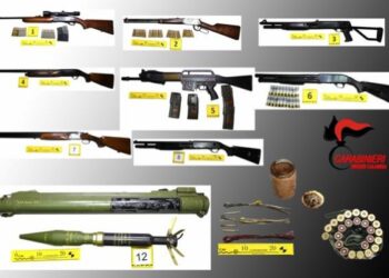 Trovato arsenale cosche nel reggino, anche bazooka