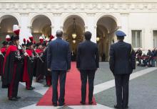 Renzi incontra il il primo ministro della Repubblica tunisina Habib Essid