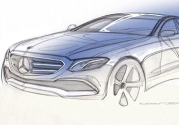 Mercedes Classe E, ecco come è nel primo disegno ufficiale