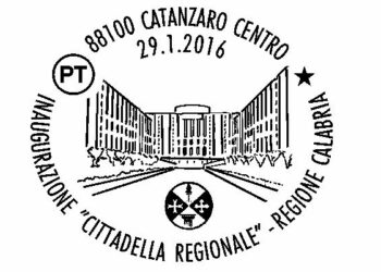 Calabria, francobollo per l’inaugurazione della Cittadella Regionale