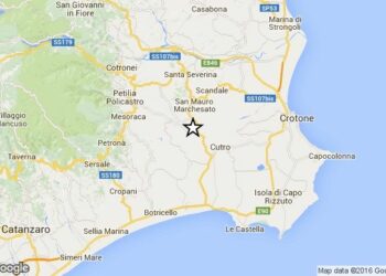 Terremoti, lieve scossa di magnitudo 2.0 tra Cutro e San Mauro