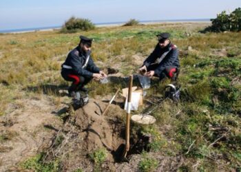 Tombarolo denunciato a Ciro’ Marina, sorpreso con metal detector vicino il faro