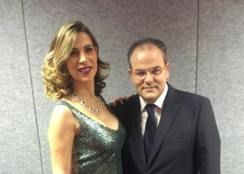 Taglio del nastro a Casa Sanremo con Veronica Maya e Michele Affidato