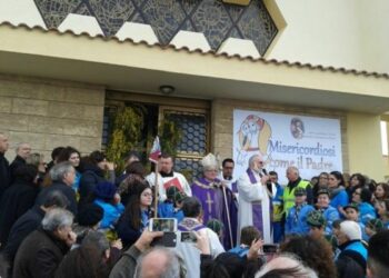 Giubileo, aperta porta santa a Madonna d’Itria