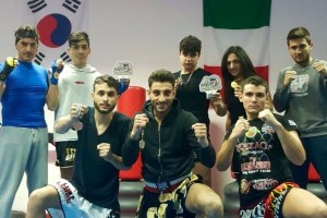 Gli atleti cirotani di Kick Boxing