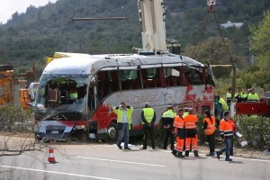 Incidente spagna erasmus autobus