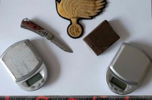 Materiale sequestrato