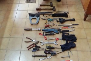 Attrezzi sequestrati