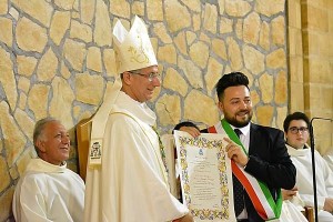 Don Pino Caiazzo e Gianluca Bruno