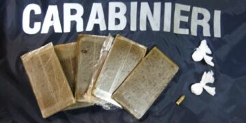 Baraonda in via Pastificio a Crotone, arrestata per droga una coppia