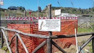 LAVORI IN CORSI IN AREA PROTETTA DAL COMUNE