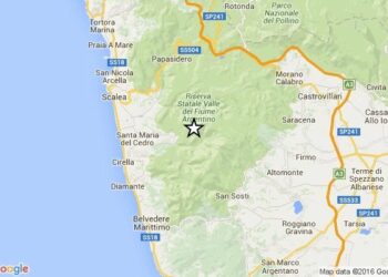 Terremoto di magnitudo 2.5 nel cosentino