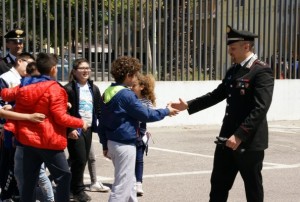 Visita scuola 'Bevilacqua' dai Carabinieri