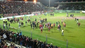 rossoblù a fine gara