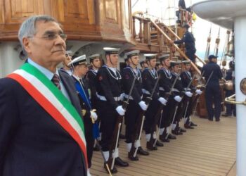 La reliquia di San Francesco sulla nave Amerigo Vespucci