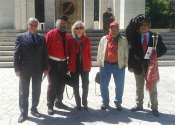 Cerimonia dei garibaldini a Roma, presenti i soci strongolesi