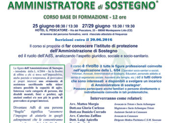 I.S.F.A.P. organizza un corso per Amministratore di Sostegno