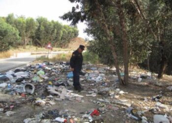 Discarica abusiva di rifiuti speciali a Roccabernarda