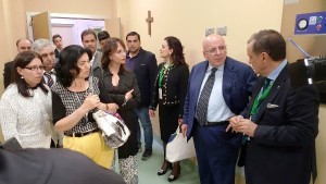 il presidente Oliverio con il prof. massimo marrelli