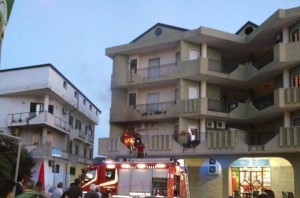 Incendio caldaia a Cirò Marina